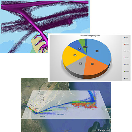 Vessel Traffic Movement and Density analysis from the AIS Data Store